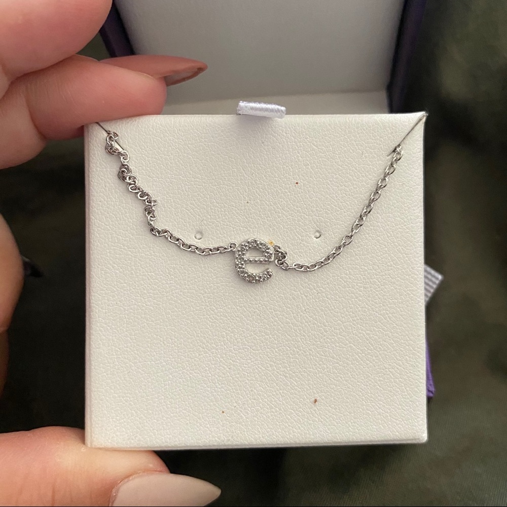 Daniel’s Initial “e” Necklace